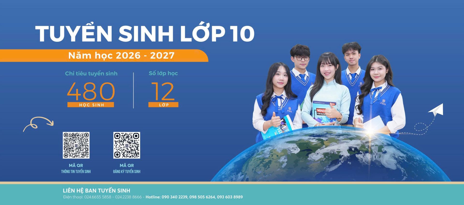 Thông báo tuyển sinh lớp 10 năm học 2026-2027