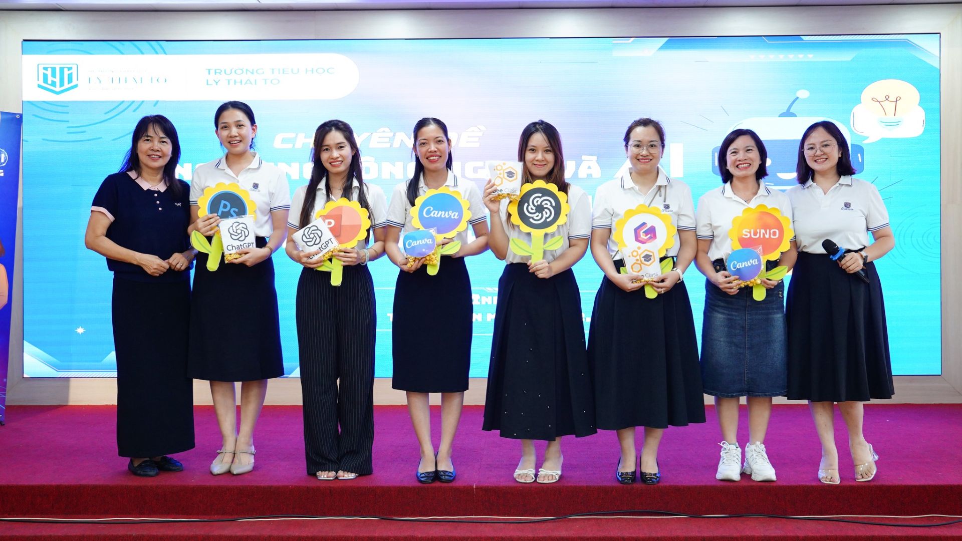 Giáo viên Tiểu học với chuyên đề "Ứng dụng công nghệ & AI trong Thiết kế Bài giảng, Quản lý Lớp học”