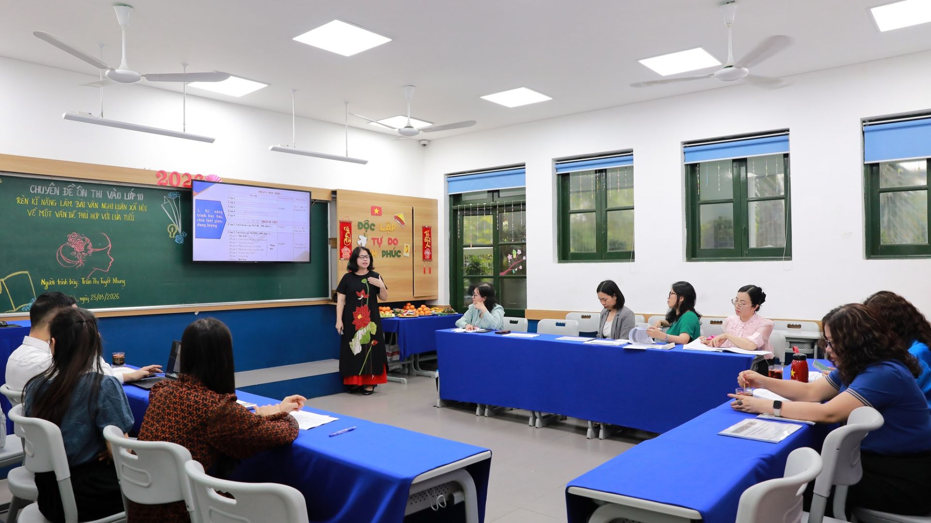 Tuần Đào tạo nội bộ tại THCS Lý Thái Tổ: Mỗi chuyên đề - Một hướng tiếp cận, một bước chuyên