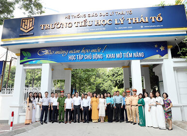 Triển khai thực hiện mô hình "Cổng trường an toàn-văn minh" tại trường Mầm non Lý Thái Tổ 2 và Trường Tiểu học Lý Thái Tổ