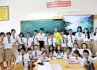 Hội thi "Đổi mới sáng tạo trong nội dung và phương pháp giảng dạy năm 2023" tại trường Tiểu học Lý Thái Tổ