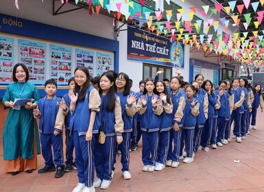 Ngày hội trải nghiệm "Một ngày làm học sinh lớp 6"