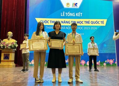 HỌC SINH TRƯỜNG THCS & THPT LÝ THÁI TỔ ĐẠT GIẢI CAO TRONG CUỘC THI TÀI NĂNG TIN HỌC QUỐC TẾ THÀNH PHỐ HÀ NỘI