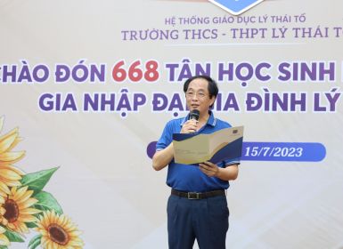 Chào đón tân học sinh khối 6 và khối 10 gia nhập đại gia đình Lý Thái Tổ