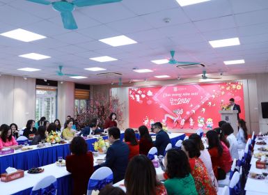 Ban lãnh đạo Tổng công ty Vinaconex chúc Tết cán bộ, giáo viên, nhân viên Hệ thống giáo dục Lý Thái Tổ