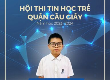 Học sinh trường Tiểu học Lý Thái Tổ giành giải cao tại Hội thi Tin học trẻ quận Cầu Giấy