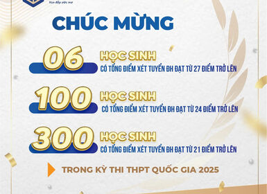 Vinh danh những gương mặt xuất sắc trong kỳ thi TN THPT 2025