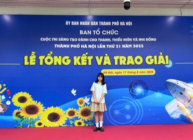 Sáng tạo vì sức khỏe - Học sinh Lý Thái Tổ đạt giải Ba với mô hình cảnh báo khói thuốc