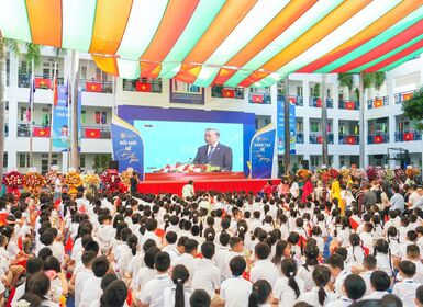 Lễ khai giảng đặc biệt ở Hệ thống giáo dục Lý Thái Tổ: “Đổi mới để bứt phá – Sáng tạo để tiên phong”