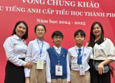 Chúc mừng học sinh đạt thành tích xuất sắc tại Kỳ thi Olympic Tiếng Anh cấp thành phố