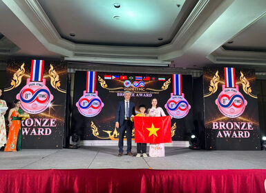 Học sinh Lý Thái Tổ ghi dấu ấn tại các sân chơi học thuật quốc tế