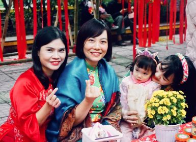 Trường Mầm non Lý Thái Tổ chúc mừng năm mới 2024