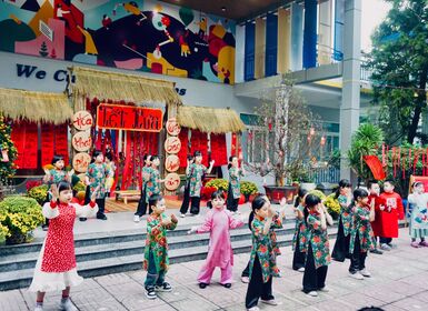 Trường Mầm non Lý Thái Tổ 2 - sơ kết học kỳ 1 năm học 2023-2024