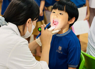 Hoạt động chăm sóc sức khỏe cho học sinh năm học 2025–2026 của Trường Mầm non Lý Thái Tổ