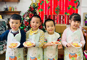 Dinh dưỡng của trẻ ở trường mầm non Lý Thái Tổ 2