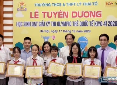 HỌC SINH TRƯỜNG LÝ THÁI TỔ GIÀNH 2 HUY CHƯƠNG BẠC OLYMPIC TRẺ QUỐC TẾ 2020