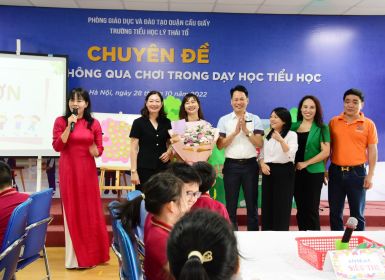 CHUYÊN ĐỀ CẤP QUẬN "ÁP DỤNG HỌC THÔNG QUA CHƠI" ĐƯỢC ĐÁNH GIÁ CAO
