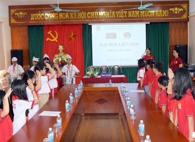 Đại hội Liên đội trường Tiểu học Lý Thái Tổ nhiệm kì 2018-2019