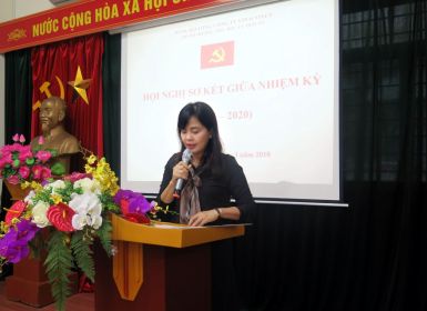 Chi bộ Tiểu học Lý Thái Tổ tổ chức Hội nghị sơ kết giữa nhiệm kỳ