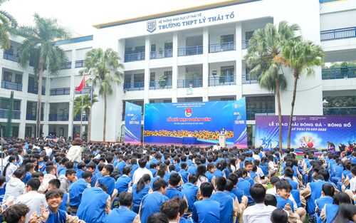 Lễ kết nạp Đoàn viên mới năm học 2025-2026