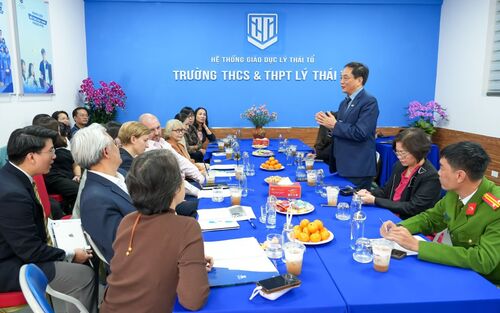 Đoàn SYCP Quốc tế thăm trường: Ghi nhận mô hình giáo dục thể chất hiệu quả