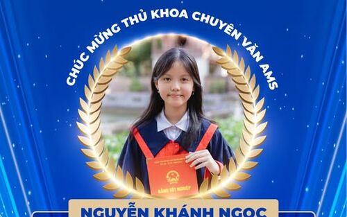 Thủ khoa Nguyễn Khánh Ngọc - Niềm tự hào của Hệ thống Giáo dục Lý Thái Tổ