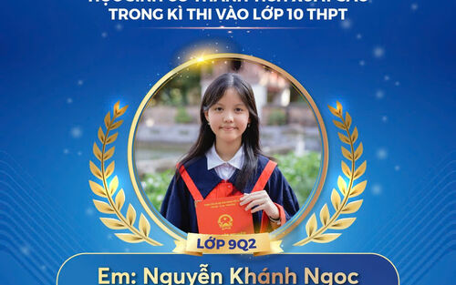 Thủ khoa Nguyễn Khánh Ngọc - Niềm tự hào của Hệ thống Giáo dục Lý Thái Tổ