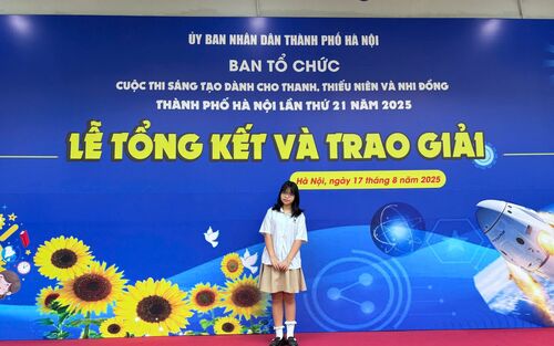 Sáng tạo vì sức khỏe - Học sinh Lý Thái Tổ đạt giải Ba với mô hình cảnh báo khói thuốc