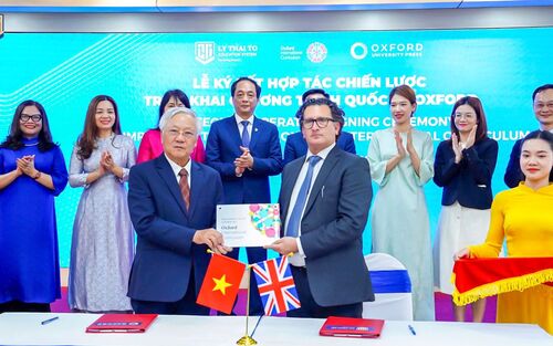Hệ thống giáo dục Lý Thái Tổ ký kết hợp tác với NXB ĐH Oxford: Chắp cánh khát vọng công dân toàn cầu