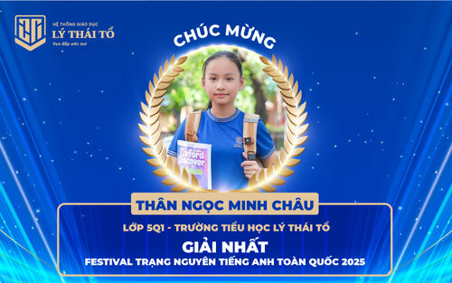 Tin vui từ Festival Trạng nguyên Tiếng Anh toàn quốc 2025