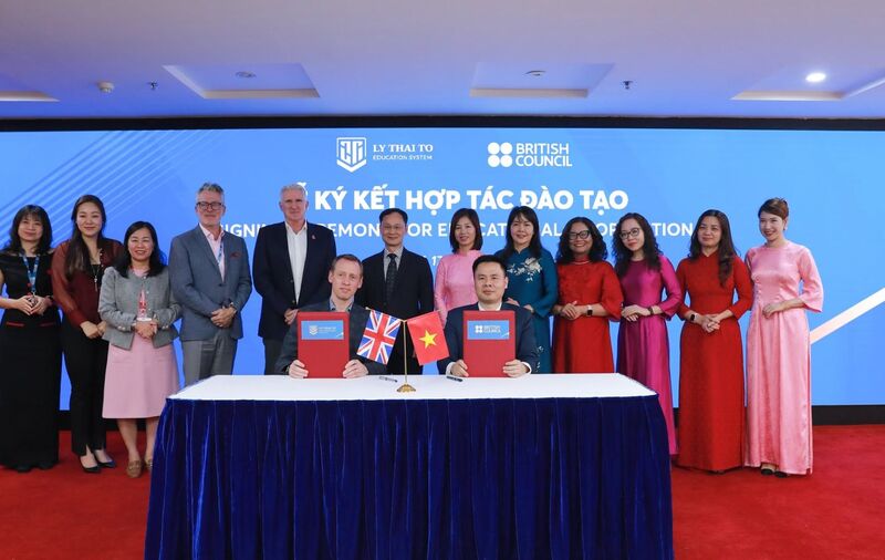 Hệ thống Giáo dục Lý Thái Tổ ký kết hợp tác đào tạo với Hội đồng Anh