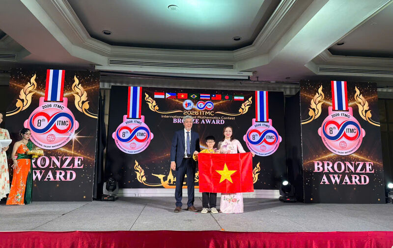 Học sinh Lý Thái Tổ ghi dấu ấn tại các sân chơi học thuật quốc tế