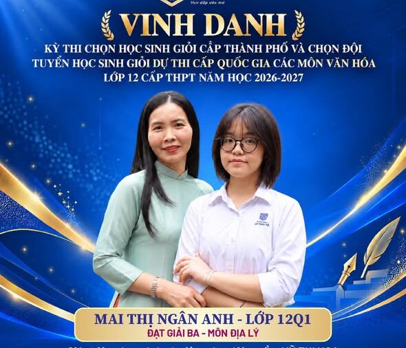 DẤU ẤN TỰ HÀO TẠI KỲ THI HỌC SINH GIỎI CẤP THÀNH PHỐ 2026–2027