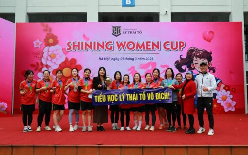 Trường Tiểu học lên ngôi vô địch giải bóng đá nữ “SHINING WOMEN CUP 2025”